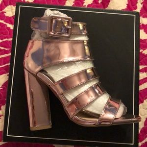 Rose gold heels